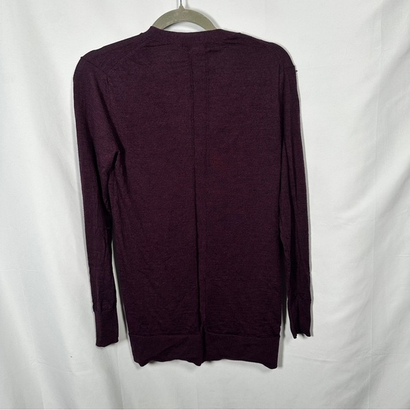 Banana Republic 100% Merino Wool Boyfriend Cardigan – burgundy XS - Picture 8 of 8